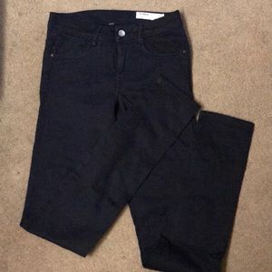 Deep navy Zara straight leg jeans